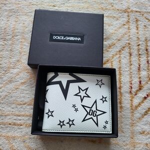 Dolce & Gabbana Black and White Star Wallet